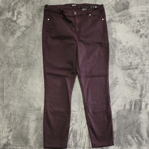 Buffalo David Bitton Women's Skinny Jeans - Dark Purple